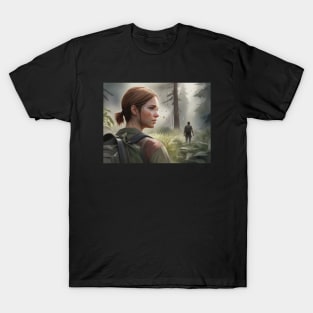 The Last of Us fan art - Joel and Ellie T-Shirt